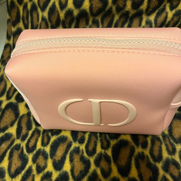 NIB DIOR Pouch Cosmetic Organizer Makeup Bag Pink - Picture 4 of 6